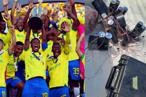 "قنبلة خادعة".. اشتباه خاطئ يثير الذعر في مدرجات ملعب مباراة صنداونز والوداد (فيديو) 